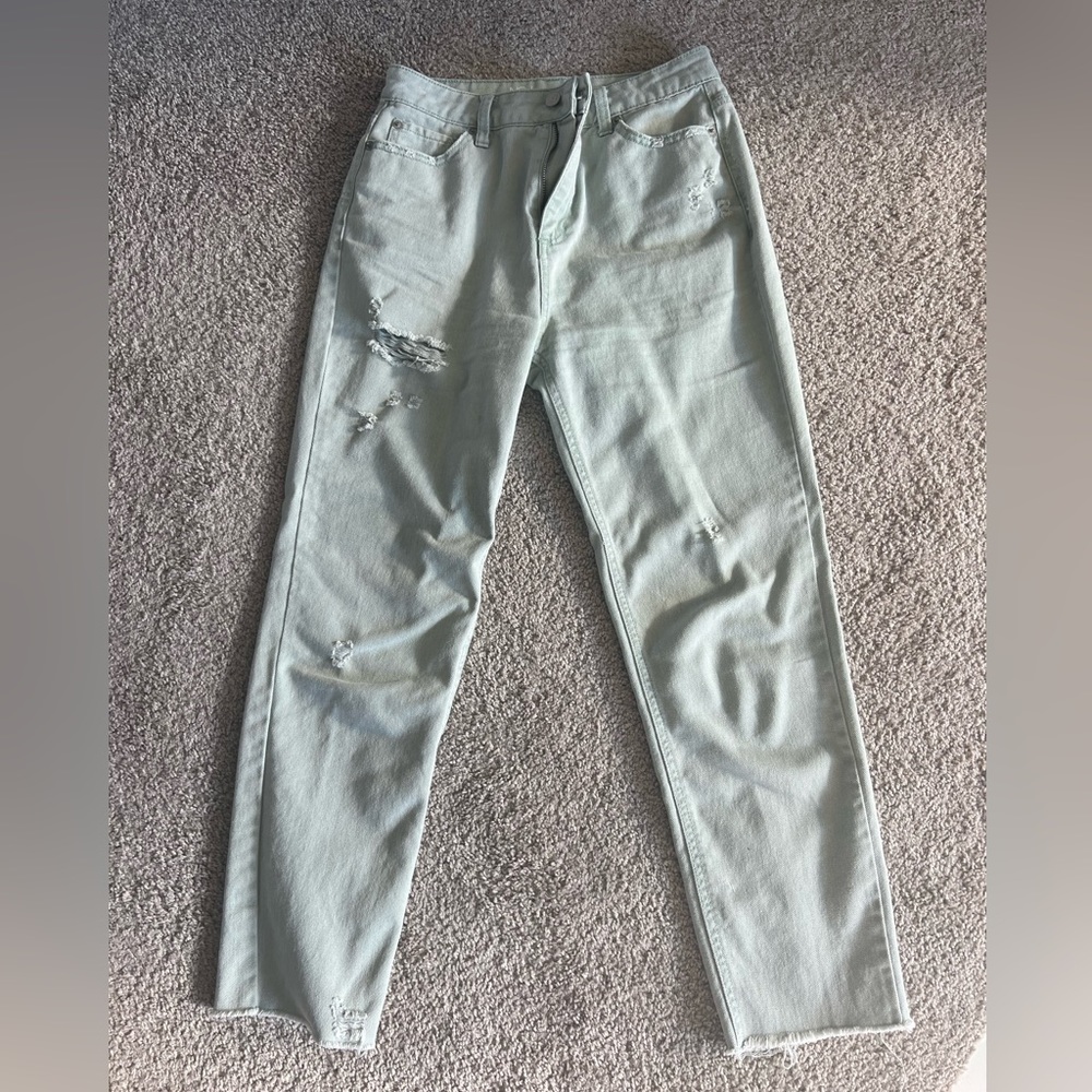 Straight leg jeans